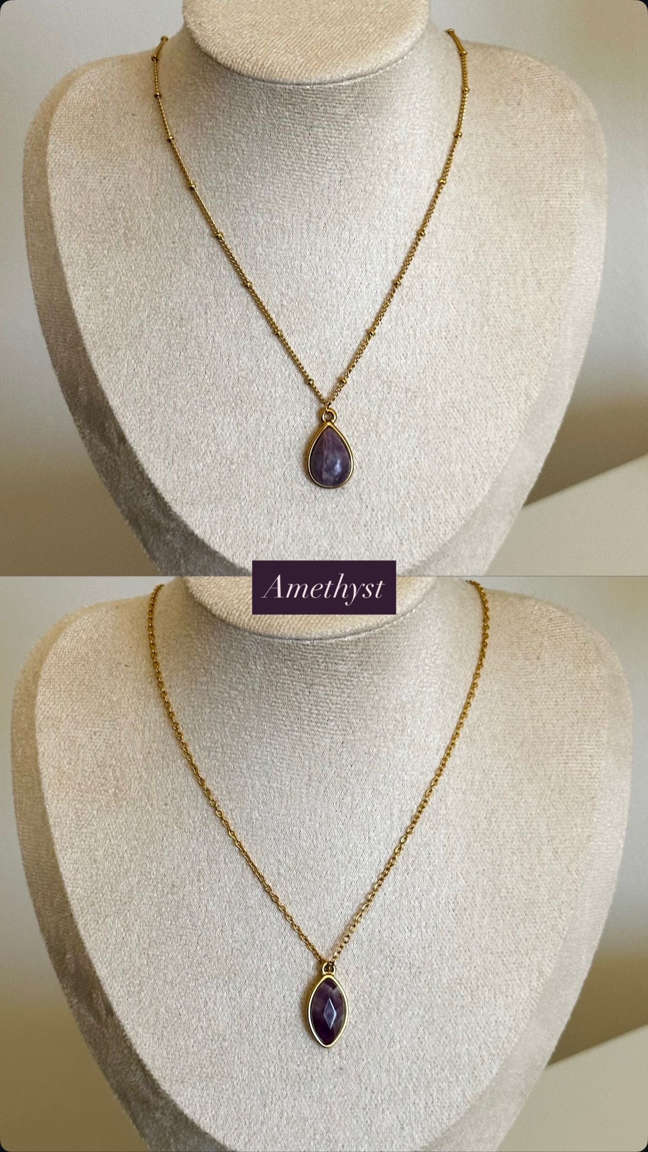 Amethyst Halskette